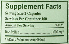 Bee pollen capsules from YS ECO Bee Farms offer convenient daily energy support.