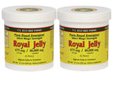 YS Eco Bee Farms royal jelly in honey bottle close-up showing premium freshness and texture