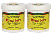 YS Eco Bee Farms royal jelly in honey bottle close-up showing premium freshness and texture