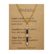 Yspokfay Healing Crystals Necklace closeup of crystal beads for daily calm.