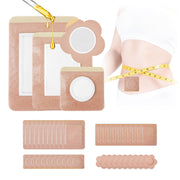 Yuelong 40-piece castor oil patches pack, versatile at-home body care.