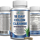 YUMMYVITE 15 Day Colon Cleanse bottle with herbal formula for gentle detox