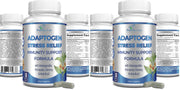 YUMMYVITE Adaptogen Stress Relief bottle front view showing two-pack for daily immune management.