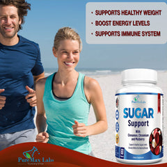 YUMMYVITE Sugar Support ingredients blend featuring cinnamon and chromium
