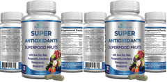 YUMMYVITE Super Antioxidant bottle front highlighting premium antioxidant blend for daily wellness