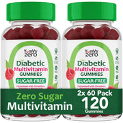 YUM-V'S multivitamin gummies bottle front with raspberry flavor for daily wellness