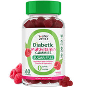YUM-V'S raspberry-flavored multivitamin gummies bottle for daily wellness.