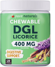 Yuve DGL chewable tablets bottle for convenient daily digestive support.