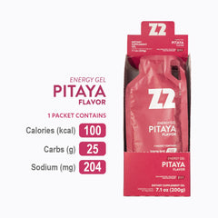 Z2 Dragon Fruit Energy Gel used during run without water