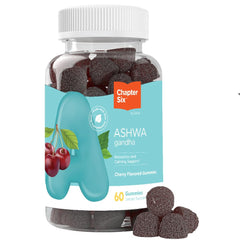 Zahler Ashwagandha Gummies bottle front for daily mood support.