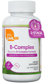 Zahler B-Complex bottle front for daily energy support.