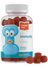 Zahler Chapter One Kids Gummy bottle supports daily immunity with tasty Vitamin C.