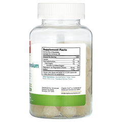 Zahler Chapter One magnesium gummies apple bottle closeup; tasty calm-support chew.
