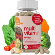 Zahler Daily Multivitamin bottle front view supports daily energy for adults