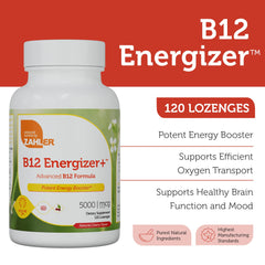 Cherry-flavored Zahler Energizer+ lozenge offering a tasty energy lift