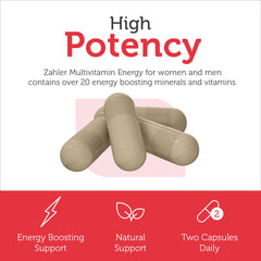 Zahler energy blend with cordyceps close-up highlights natural energy support