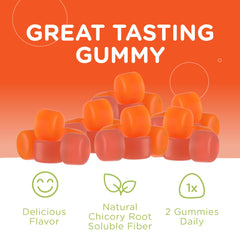 Zahler Fiber Gummies kosher-seal closeup emphasizes kosher and allergen-friendly benefits