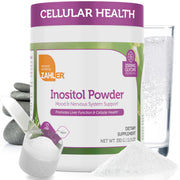 Zahler Inositol-Glycine powder bottle for daily mood and nervous system support.