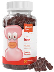 Zahler Iron Gummies bottle—a 60-count easy daily source of iron.