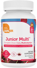 Zahler Kids Multivitamin bottle-front shows convenient daily nutrition for growing children
