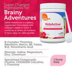 Zahler KidsActive served to a child during snack time for better focus
