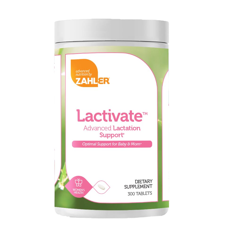 Zahler Lactivate tablets close-up for daily lactation support