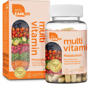Zahler Metabolism multivitamin bottle front for daily use and convenience