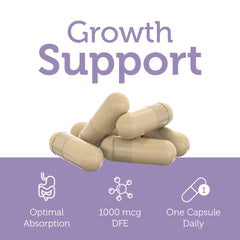Zahler Methylfolate ingredients panel with kosher and non-GMO certification.