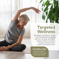 Zahler 50+ with lutein supporting eye health in daily routine