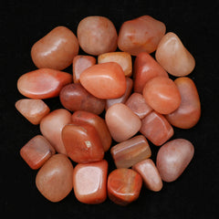ZAICUS Carnelian stones with uneven polish, interesting texture for art projects