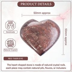 ZAICUS red tiger eye palm-stone ready for daily grounding