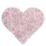 ZAICUS Rose Quartz chips 1 lb pack for crafting and decorative displays.