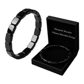 ZAIREG hematite bracelet close-up shows metallic luster for daily wear