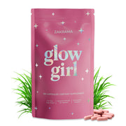 Zakrama Glow Girl bottle showcases pasture-raised organ supplement for daily energy.