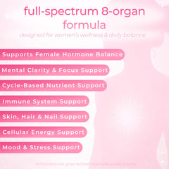 Zakrama Glow Girl capsules ready for mood and cycle support.