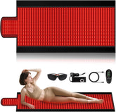 ZALWYC 1370 LEDs dual full-body therapy mat for comprehensive at-home red light sessions