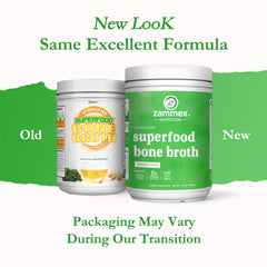 Zammex Bone Broth Plus Turmeric scoop shown for easy daily protein serving