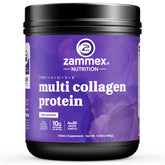 Zammex Multi-Collagen powder bottle showing premium blend for everyday use