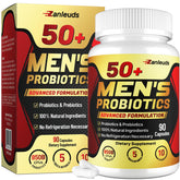 Zanleuds Probiotics Men 50+ bottle aids gut balance and daily vitality.