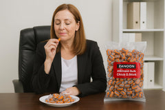ZANOON Peanut Butter Crunch Sticks wrapped portions stay fresh for parties and office snacks.