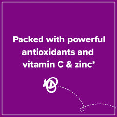 Zarbee's Daily Immune Support bottle side view showing size