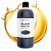 Zatural Black Seed Oil bottle front for daily wellness and premium quality.