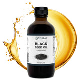Zatural black seed oil bottle in amber glass, ideal for daily wellness use.