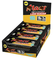 ZAYKIR Hi Protein Bars Salted Caramel pack—convenient high-protein snack for workouts.