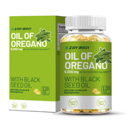 ZAYMAN Oil of Oregano Softgels bottle with 120-count supply for daily wellness
