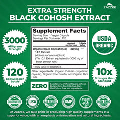 Zazzee capsule label highlights 3000 mg strength per capsule
