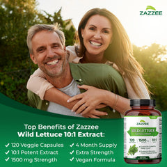 Zazzee Wild Lettuce Extract capsules for daily use