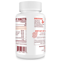 Hand with Zdoroviye Nitric Oxide bottle for on-the-go use.