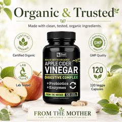 Close-up of Zeal Naturals ACV capsules highlighting potency for digestion
