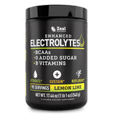 Zeal Naturals Electrolyte bottle Lemon Lime for refreshing hydration